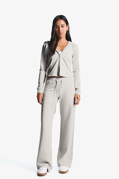 Bershka Plush jersey trousers