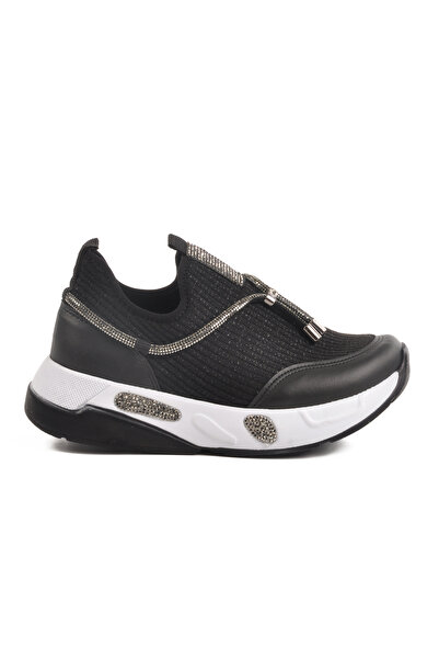 AYK'S Black-White Mesh Women's Casual Shoes 702498 Z