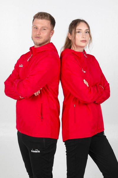 Diadora Alto 25 Raincoat Κόκκινο
