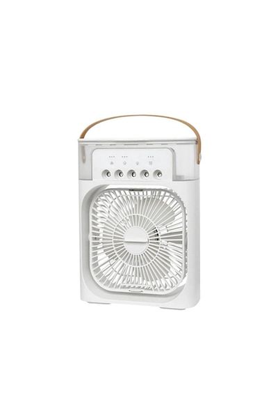 zola Mini ventilator portabil, Zola, răcitor de aer 3 în 1, umidificator, purificator, fundal RGB, șapte moduri de iluminare,