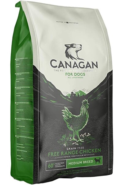 Canagan طعام جاف للكلاب من دجاج حر النطاق، 12 كجم