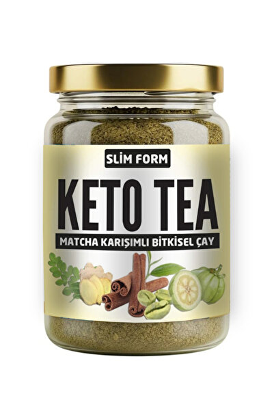 Slimform Keto Matcha Garcinia Cambogia Çay Karışımlı Tok Tutan Bitkisel Toz -...