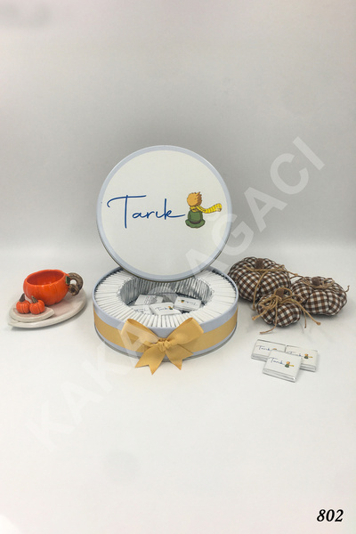 KAKAO AĞACI 100 Adet Küçük Prens Erkek Bebek Çikolatası