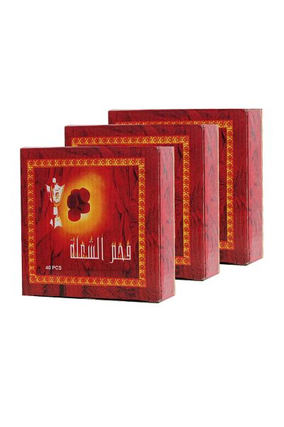 Al-Shoalah Charcoal for incense, 40 tablets, 3 cartons