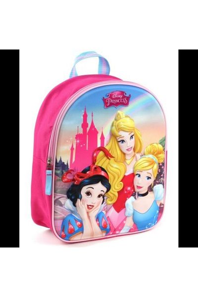 Disney 3D Disney Princesses Girls' Backpack, 30 x 25 x 10 cm