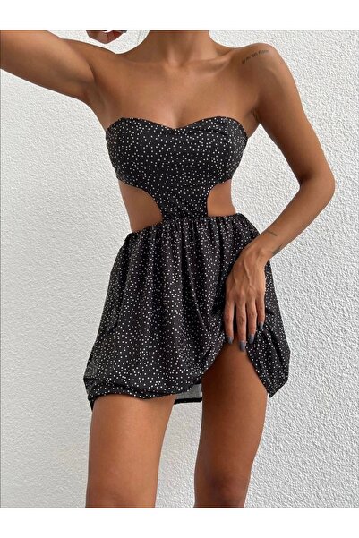 Ruby Strapless Dress with Rhinestones