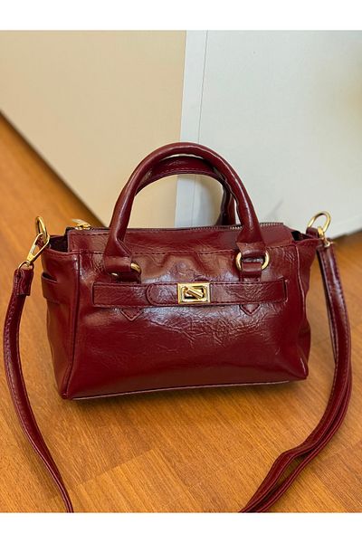 Bagnest Soft Leather Women's Hand and Shoulder Bag with Lock Detail