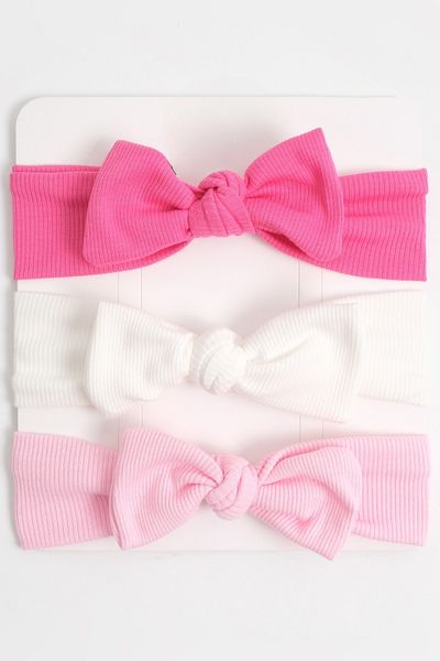 lilico Baby Girl 0-3 Years Dark Pink Ecru Pink Bandana