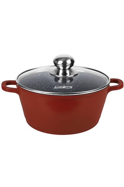 Heinner Cooking by Calabria Pot with Lid, Aluminum, 20x9cm, 2.5L
