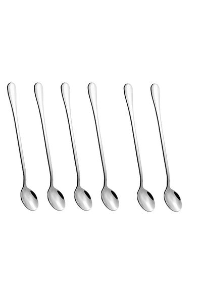 OEM Set of 6 Long Handle Spoons, Stainless Steel GR172 Grunberg