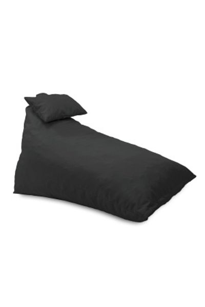 Pufrelax Fotoliu puf, Kudos, perna inclusa, material impermeabil, Gri inchis