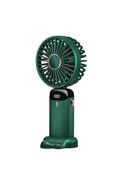 Aiyando Ventilator portabil 4 în 1 pentru birou, mână, gât - Viteze reglabile și baterie reîncărcabilă