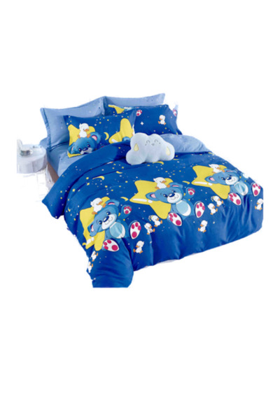 OEM 4-Piece Bedding Set, Cotton, Finet, Multicolor, 155x230cm, 155x205cm, 55x80cm