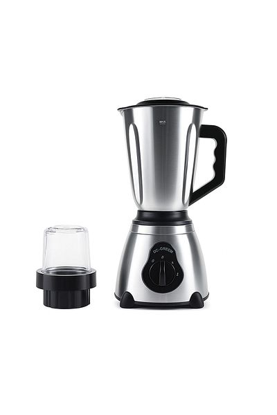 Blasko Blender 2 in 1 Hoffmans 800W cu Rasnita Cafea 1.5L Inox 5 Viteze