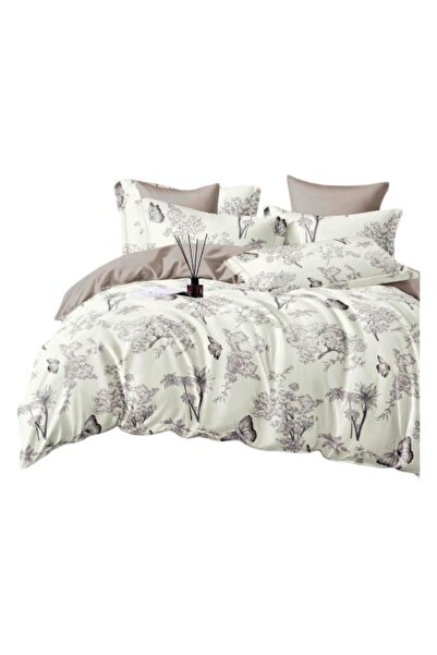 OEM Double Bed Sheet, 6 Pieces, Cotton Finet, Multicolor