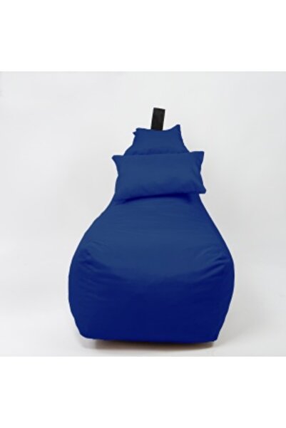 Pufrelax Puf Fotoliu, Miraggio, cu perna inclusa, material impermeabil, Albastru Regal