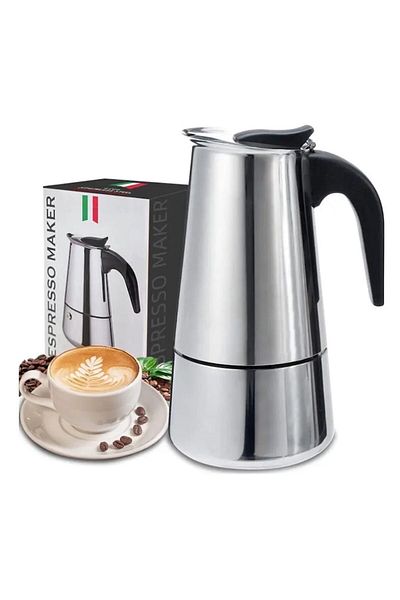 OEM Cafetieră italiană, espressor argintiu