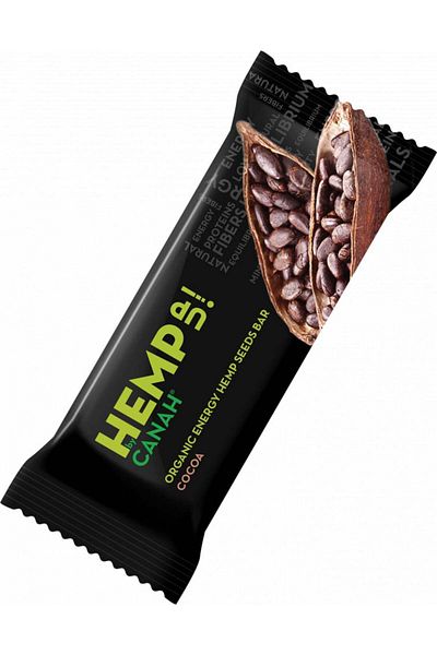 Canah BATON CU SEMINTE DE CANEPA SI CACAO 48gr