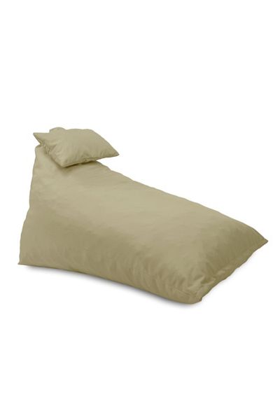 Pufrelax Fotoliu puf, Kudos, perna inclusa, material impermeabil, Bej