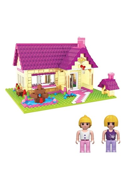 divendi-ro Cuburi de construcție Casă din Țara Zânelor cu 2 figurine, 461 piese