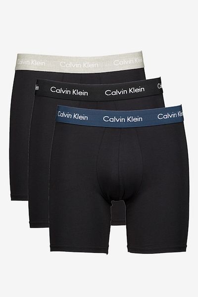 Calvin Klein , Set of 3 Boxers with Logo, Black/Gray/Navy, L