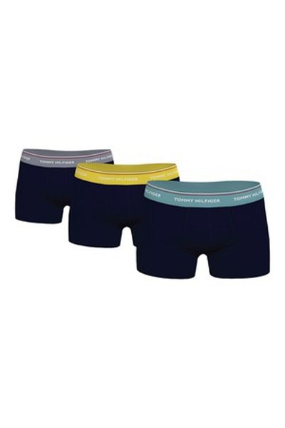 Tommy Hilfiger , Boxer Set with Logo Waistband - 3 Pairs, Black, Gray, Yellow, XL