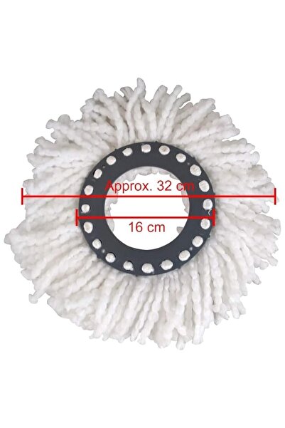 MACVI Set 3 rotative mop refills Macvi® microfiber