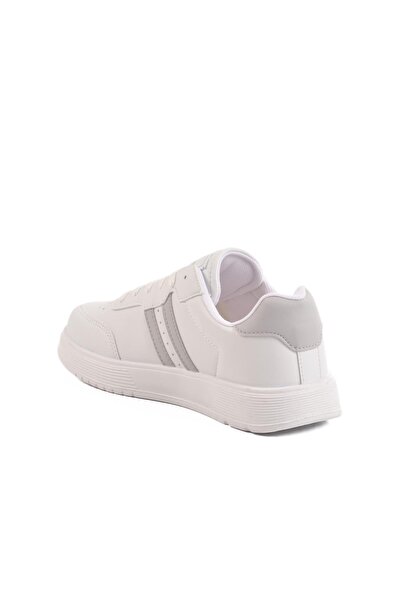 WALKWAY 163 g Lightweight Flexible White-Silver Women's Sports Shoes