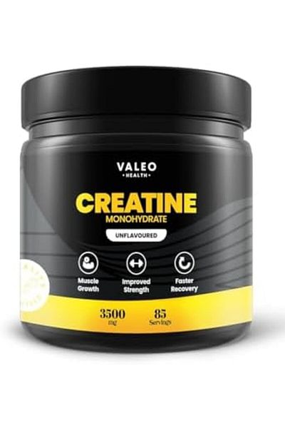 VALEO Creatine Monohydrate Powder – 300g, 85 Servings