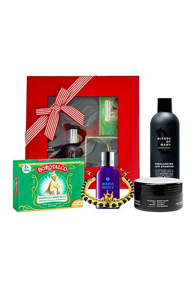 HIRIS SET Set Royal Opulence – Pastă mată Alfaparf + 2 brățări + Gel Ylang-Ylang + Șampon + Săpun solid