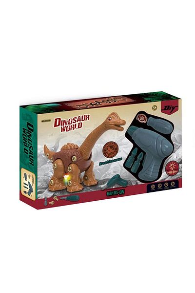 OEM Brachinosaurus Dinosaur Building Set with Lights Ntoys