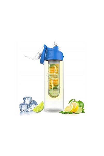 dalip Fruit, Leaf, and Ice Infuser Bottle, 700ml capacity, Blue
