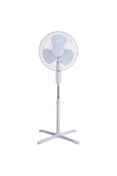 VICTRONIC Ventilator de picior, 40 cm, 3 trepte de viteză, 40W, MS STAR, ALB