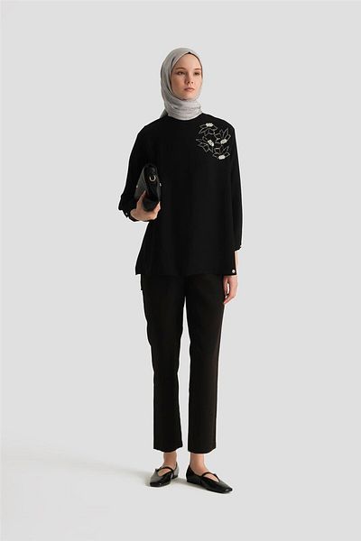Armine Trend Tunic 25YT443 Μαύρο