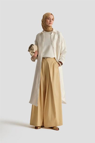 Armine Πουκάμισο Tunic 25Y4700 Λευκό