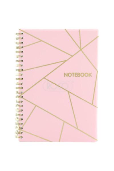 Roco Notebook A580 SheetsLinedPink/Gold