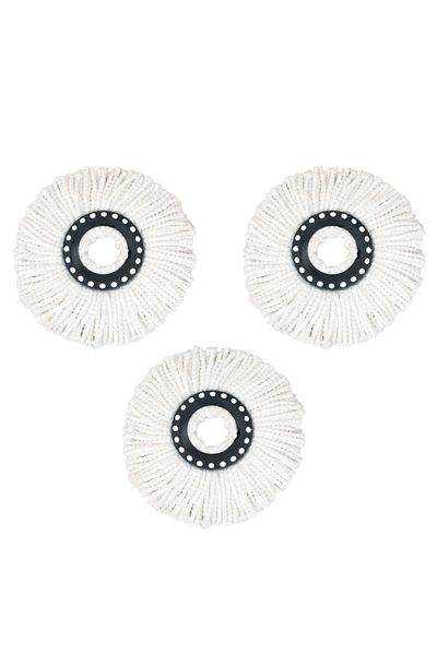 MACVI Set 3 rotative mop refills Macvi® microfiber