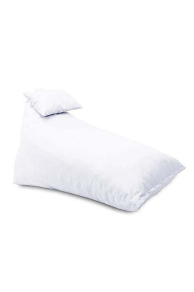 Pufrelax Fotoliu puf, Kudos, perna inclusa, material impermeabil, Alb