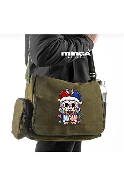 Minga London Haki Labubu Palyoço Печатен пощальон за училище, курс, център за...