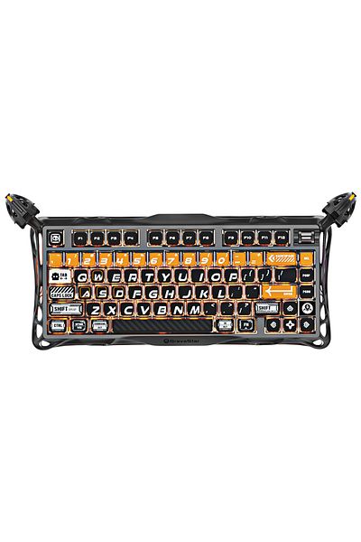 Gravastar لوحة مفاتيح الألعاب الميكانيكية اللاسلكية Mercury K1 Pro 75% - CyberFlare