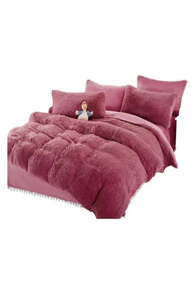 OEM Cocolino Fluffy 6-Piece Bedding Set, Super Soft, MS STAR, Pink