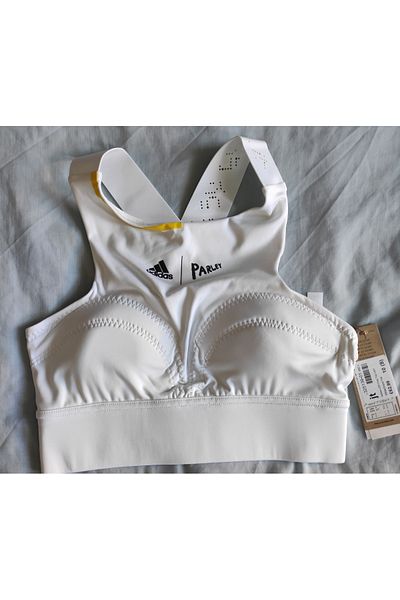 adidas London Wimbledon Crop Top Tennis, alb, S