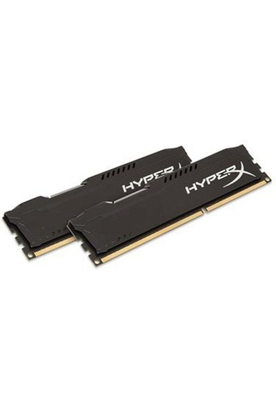 Alfamaks Bilgisayar Kinsgton Black Ddr3 16Gb 1600Mhz Hx316C10Fbk2/16 (2X8Gb) Cl10 Desktop Ram Memory