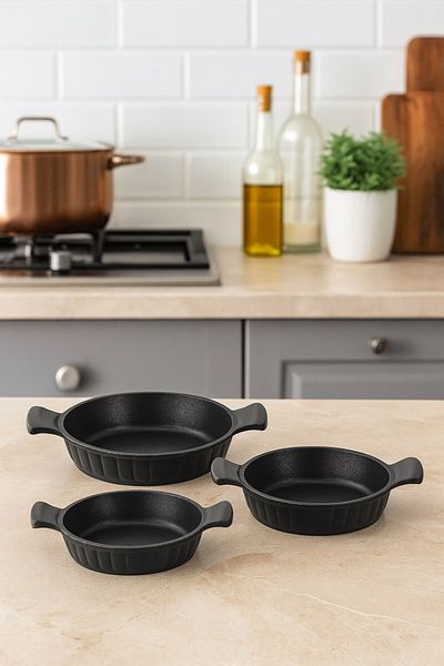Brillant Cursa Döküm3 Pan Set 18-20-22 cm