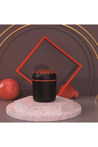 JSJZ Mini portable speaker with red LED lights