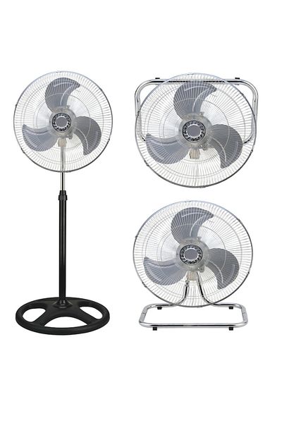 VICTRONIC Ventilator de Camera Cromat cu Picior SF4502 45cm 3in1