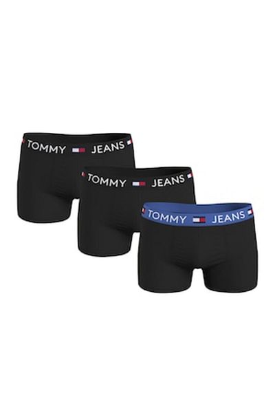 Tommy Hilfiger , Set de boxeri cu banda logo in talie - 3 perechi, Negru, 2XL