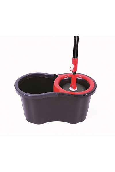 OEM Rotating Mop Bucket with 15L Capacity, Black Color