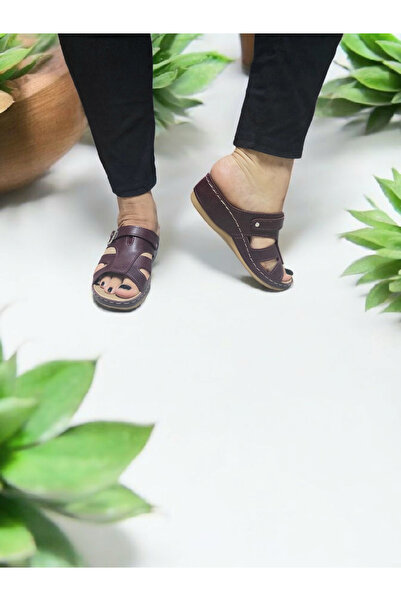 GEZER Women's Heel Spur Gel Buckle Scalloped Toe Compatible Elastic Home Out Slippers