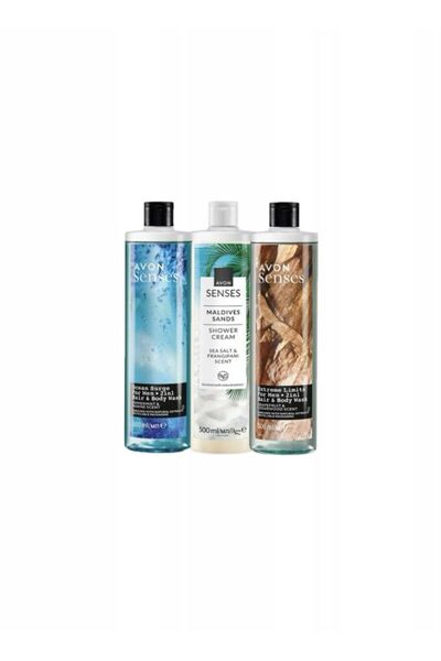 AVON Set 3 geluri de dus Ocean Surge,Extreme Limits pentru EL,Maldives Sands ...